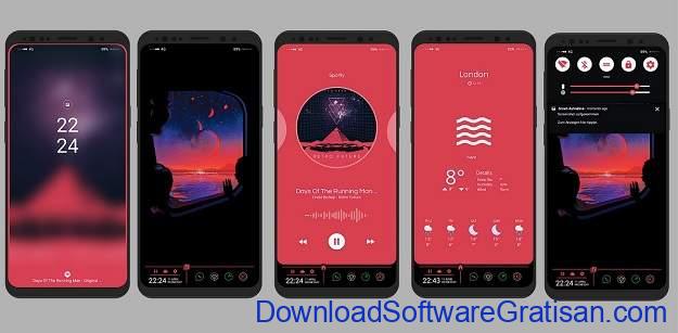 Tema Android Gratis Terbaik - Drylk for KLWP