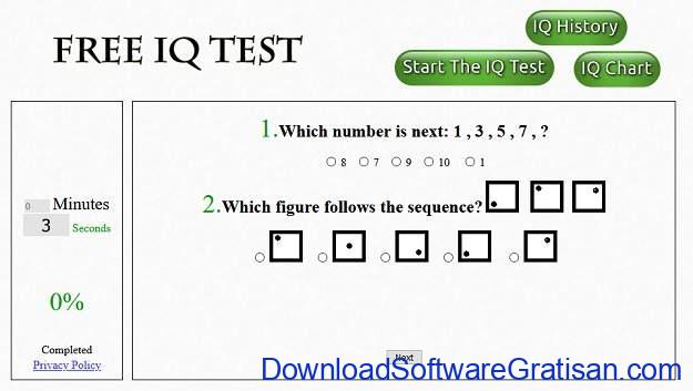 Tes IQ Online Gratis Terbaik - FreeIQTest.info