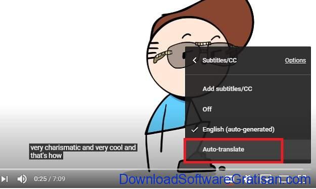 Translate Video Youtube ke Bahasa Indonesia