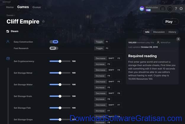 WeMod - Tables - Aplikasi Cheat Game Terbaik