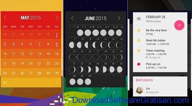 Widget Android Gratis Terbaik Month Widget Kalender