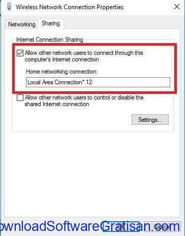 Aplikasi Wifi Shared Connection