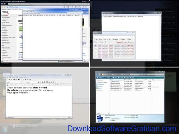 Aplikasi Multi Desktop Window Finestra Virtual Desktops