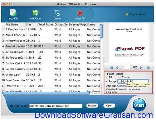 iPubsoft PDF to Word Converter Aplikasi Konversi PDF ke Word untuk Mac Gratis Terbaik