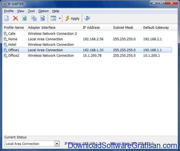 Aplikasi Gratis Terbaik Pengubah Alamat IP pada Windows IP SHIFTER