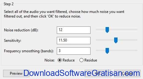 menghapus noise pada audacity