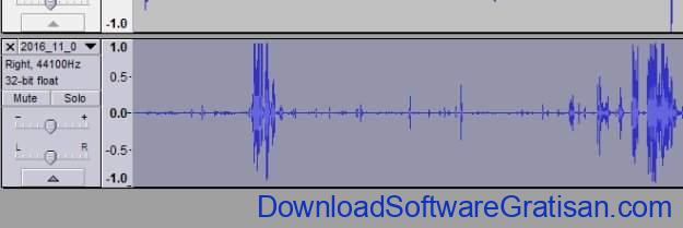 seleksi trek pada audacity